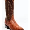 El Dorado Men's Exotic Full-Quill Ostrich Skin Western Boots - Medium Toe -Western Fashion 2000350240 235 P1