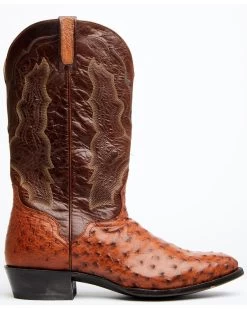 El Dorado Men's Exotic Full-Quill Ostrich Skin Western Boots - Medium Toe 10 El Dorado Men's Exotic Full-Quill Ostrich Skin Western Boots - Medium Toe -Western Fashion 2000350240 235 P2