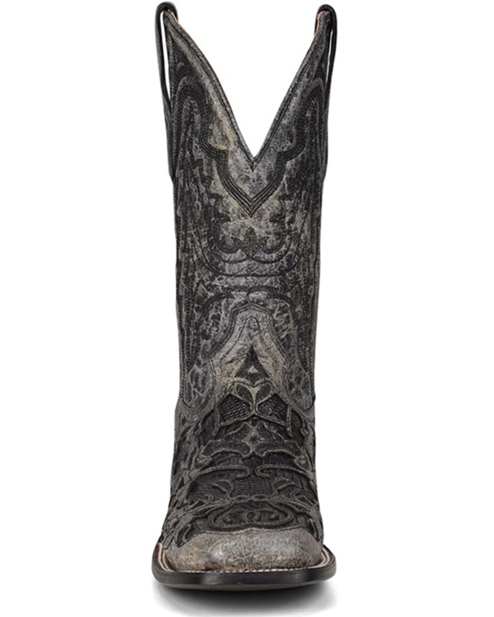 Corral Men's Exotic Alligator Inlay Western Boots - Broad Square Toe 5 Corral Men's Exotic Alligator Inlay Western Boots - Broad Square Toe - Image 3