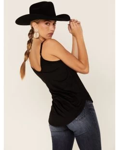 Shyanne Women's Faux Suede Latter Trim Cami  -Western Fashion 2000351342 001 P4