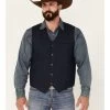 Moonshine Spirit Men's Saloon Textured Solid Button Down Western Vest  -Western Fashion 2000351710 001 P1