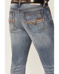 Cody James Core Men's Bear Down Light Wash Stretch Slim Bootcut Jeans  -Western Fashion 2000351786 400 P4