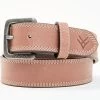 Hawx Men's Brown Pebbled Logo Buckle Leather Belt -Western Fashion 2000351939 200 P1