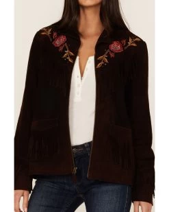 Idyllwind Women's Hillcrest Embroidered Suede Jacket 8 Idyllwind Women's Hillcrest Embroidered Suede Jacket -Western Fashion 2000352038 200 P3