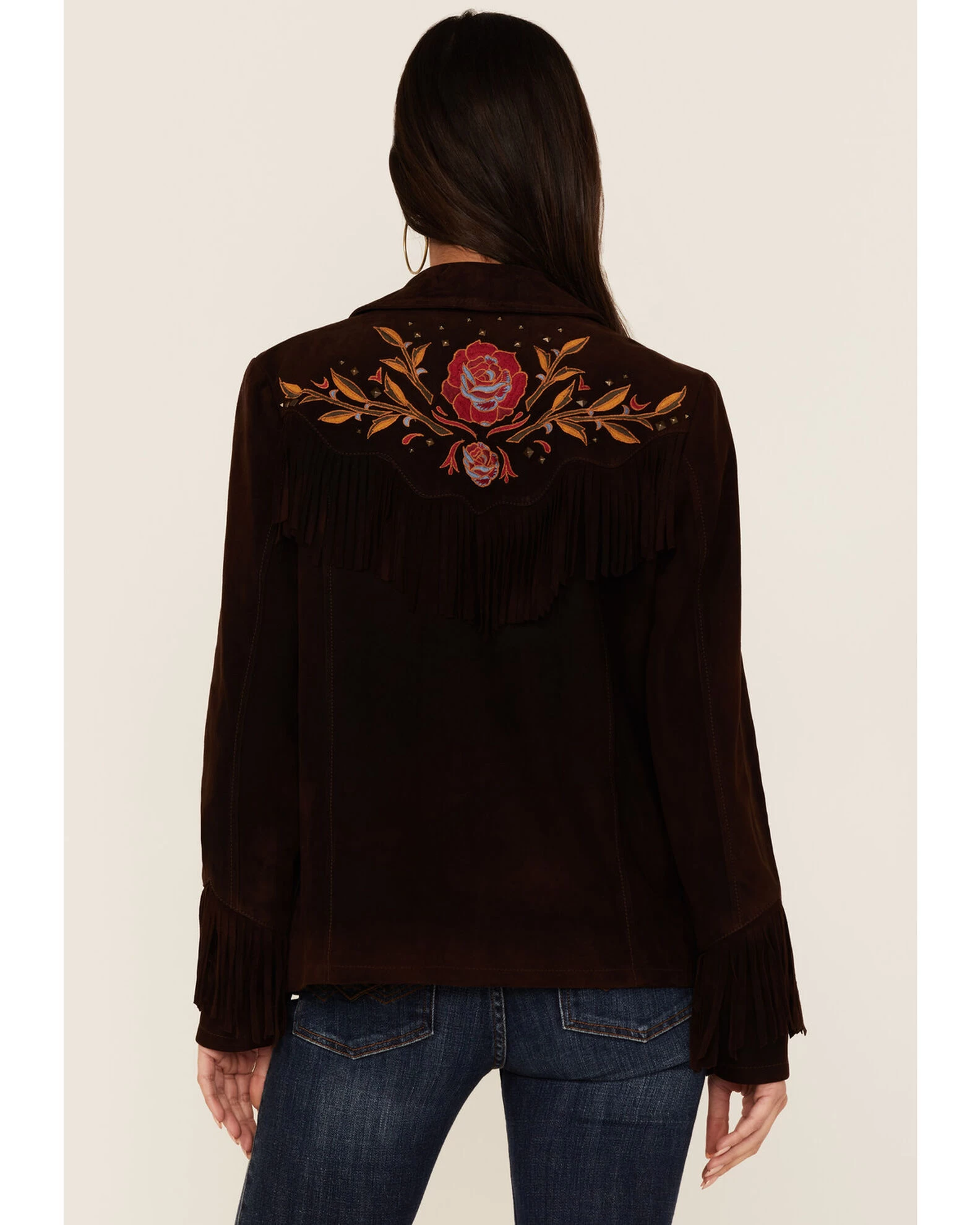 Idyllwind Women's Hillcrest Embroidered Suede Jacket 6 Idyllwind Women's Hillcrest Embroidered Suede Jacket - Image 4