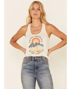 Blended Women's Think Outside Graphic Tank Top  