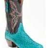 Dan Post Women's Exotic Seabass Skin Western Boots - Square Toe -Western Fashion 2000352666 919 P1