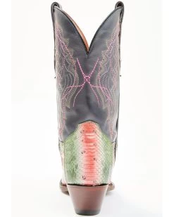 Dan Post Women's Exotic Watersnake Skin Western Boots - Square Toe -Western Fashion 2000352667 300 P5