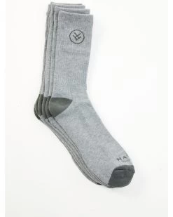 Hawx Men's Gray Crew Work Socks