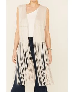 Fornia Women's Fringe Faux Suede Vest -Western Fashion 2000354301 026 P3