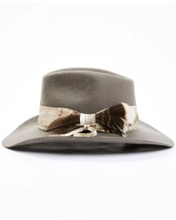 Shyanne Women's Distressed Mirando Ribbon Band Wool Felt Western Hat  -Western Fashion 2000354837 020 P3