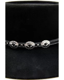 Shyanne Women's Telescope Concho Band Wool Felt Western Hat  -Western Fashion 2000354843 001 P2