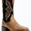 Dan Post Men's Taupe Water Snake Exotic Western Boots - Broad Square Toe  -Western Fashion 2000354881 251 P1