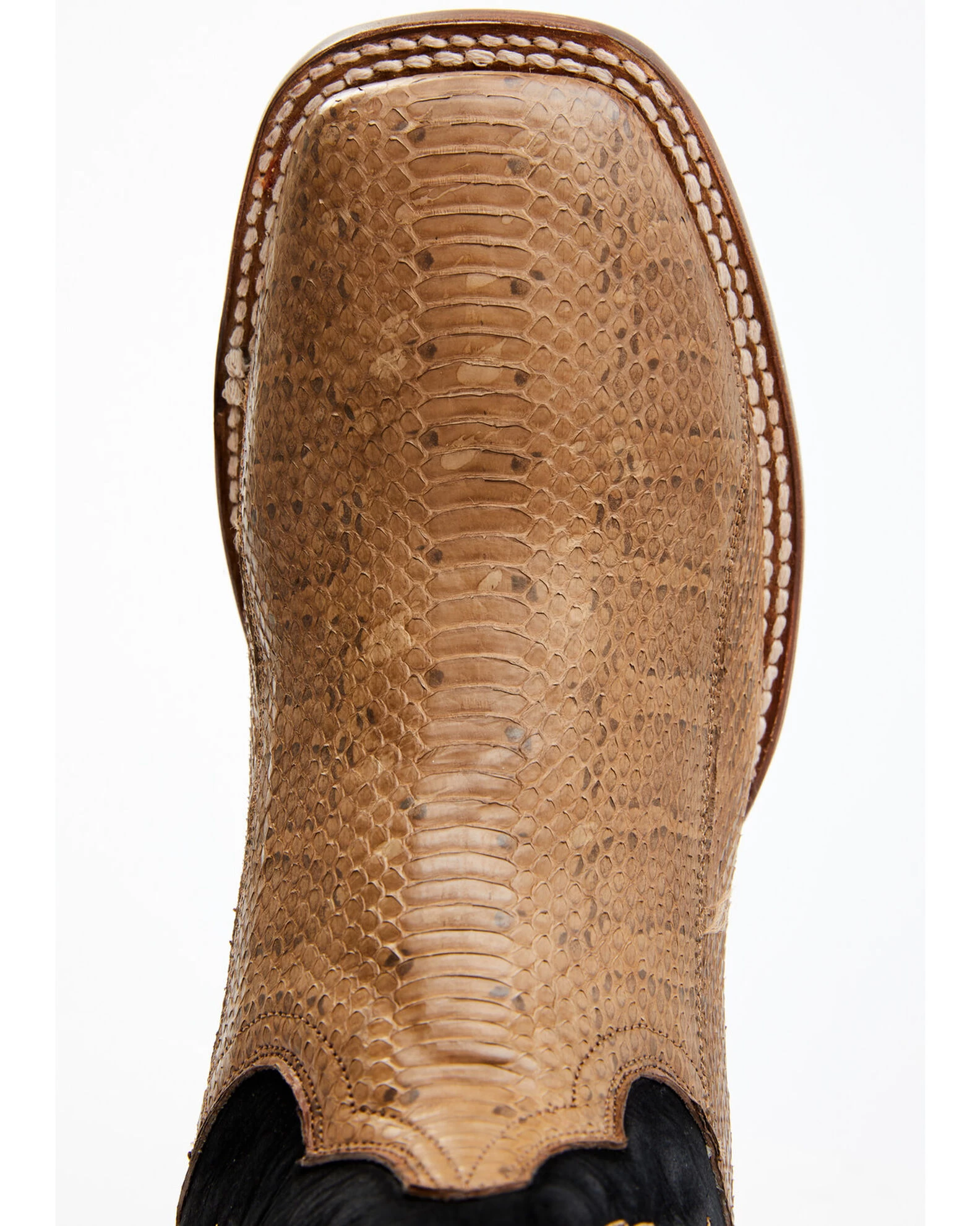 Dan Post Men's Taupe Water Snake Exotic Western Boots - Broad Square Toe 8 Dan Post Men's Taupe Water Snake Exotic Western Boots - Broad Square Toe - Image 6