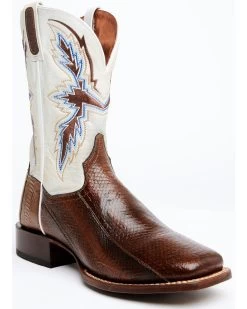 Dan Post Men's Watersnake Western Boots - Broad Square Toe