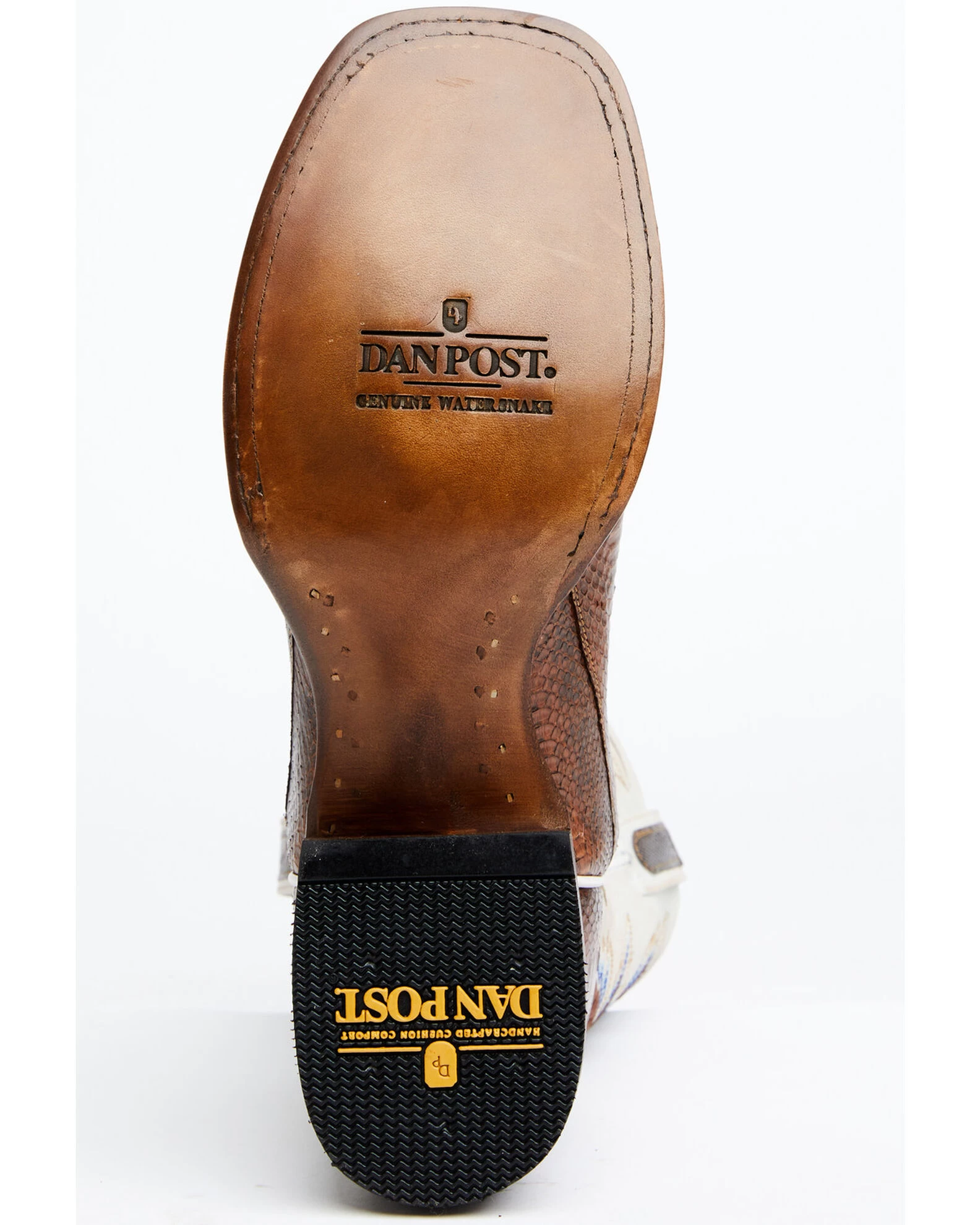 Dan Post Men's Watersnake Western Boots - Broad Square Toe 9 Dan Post Men's Watersnake Western Boots - Broad Square Toe - Image 7