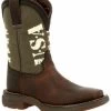 Durango Boys' Lil' Rebel USA Flag Western Boots - Broad Square Toe -Western Fashion 2000355865 201 P1