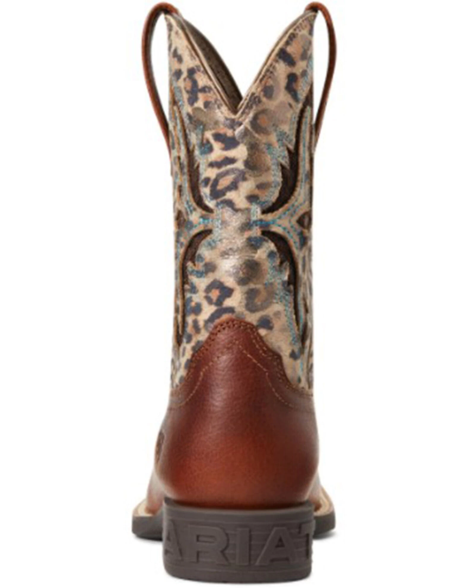 Ariat Girls' Koel VentTEK Leopard Print Western Boots - Broad Square Toe 5 Ariat Girls' Koel VentTEK Leopard Print Western Boots - Broad Square Toe - Image 3