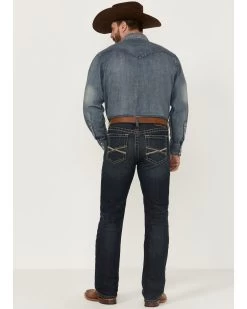 Ariat Men's M2 Bisman Gage Stretch Relaxed Stackable Bootcut Jeans  -Western Fashion 2000357127 400 P3
