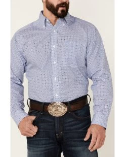 Ariat Men's WF Caysen Medallion Geo Print Long Sleeve Button-Down Western Shirt  -Western Fashion 2000357429 400 P3