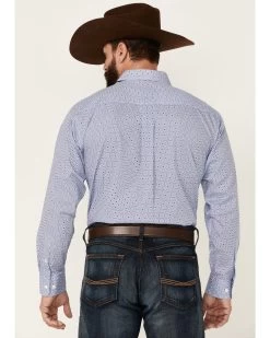 Ariat Men's WF Caysen Medallion Geo Print Long Sleeve Button-Down Western Shirt  -Western Fashion 2000357429 400 P4
