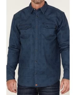 Cody James Men's FR Houndstooth Check Long Sleeve Snap Work Shirt  -Western Fashion 2000357962 420 P3