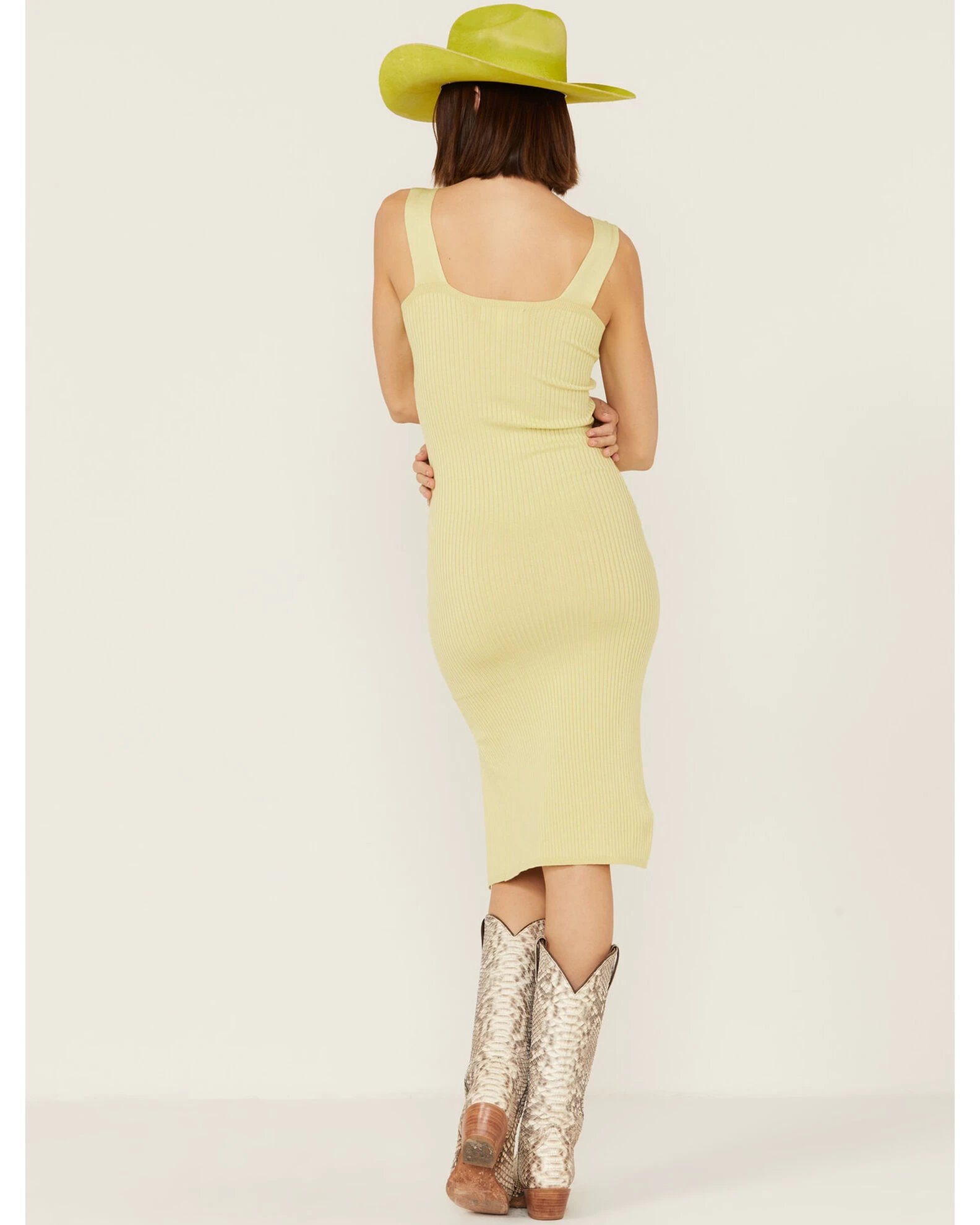 Shyanne Women's Ribbed Sweater Knit Midi Bodycon Dress 6 Shyanne Women's Ribbed Sweater Knit Midi Bodycon Dress - Image 4