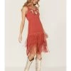 Idyllwind Women's Strawberry Hill Embroidered Floral Fringe Dress -Western Fashion 2000359120 644 P1