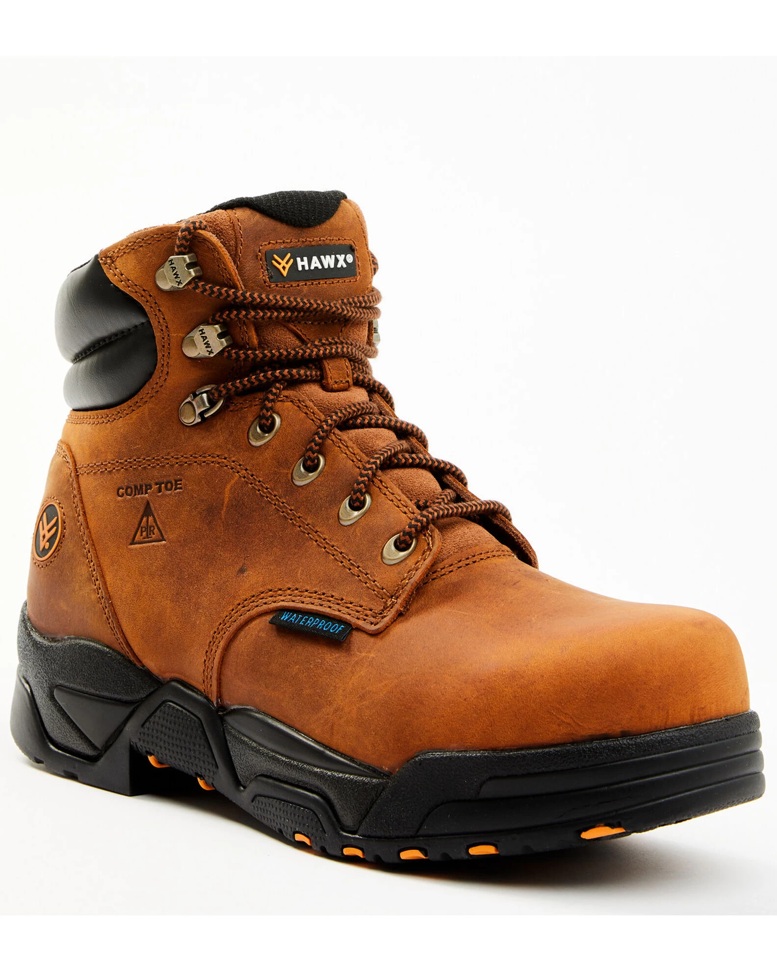 Hawx Men's Enforcer 6" Lace-Up Waterproof Hiking Work Boot - Composite Toe 3 Hawx Men's Enforcer 6" Lace-Up Waterproof Hiking Work Boot - Composite Toe