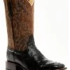 Cody James Men's Saddle Black Full-Quill Ostrich Exotic Western Boots - Broad Square Toe  -Western Fashion 2000359778 001 P1