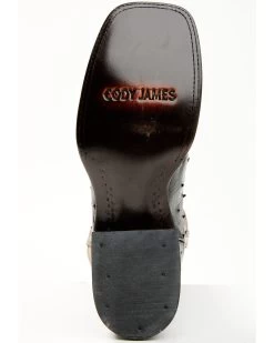 Cody James Men's Saddle Black Full-Quill Ostrich Exotic Western Boots - Broad Square Toe  -Western Fashion 2000359778 001 P7