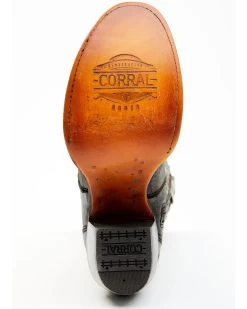 Corral Women's Studded Overlay Western Boots - Round Toe -Western Fashion 2000360110 001 P7