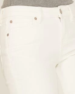 Shyanne Women's Mr. Flare Mid Rise White Cloud Dancer Flare Jeans -Western Fashion 2000360282 100 P2