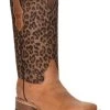 Circle G Girls' Leopard Print Western Boots - Square Toe -Western Fashion 2000361088 271 P1