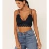 Wishlist Women's Strappy Lace Applique Scallop Lace Bralette  -Western Fashion 2000361455 410 P1