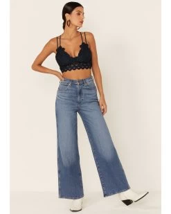 Wishlist Women's Strappy Lace Applique Scallop Lace Bralette  -Western Fashion 2000361455 410 P4