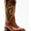 Dan Post Women's Exotic Full-Quill Ostrich Western Boots - Broad Square Toe