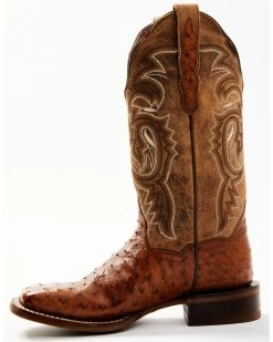 Dan Post Women's Exotic Full-Quill Ostrich Western Boots - Broad Square Toe -Western Fashion 2000361558 200 P3