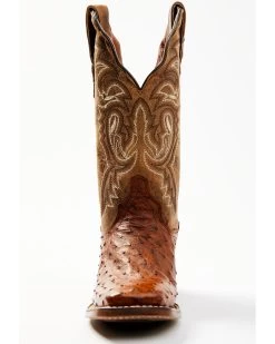 Dan Post Women's Exotic Full-Quill Ostrich Western Boots - Broad Square Toe -Western Fashion 2000361558 200 P4