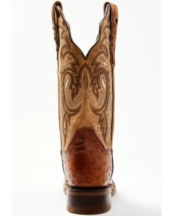 Dan Post Women's Exotic Full-Quill Ostrich Western Boots - Broad Square Toe -Western Fashion 2000361558 200 P5