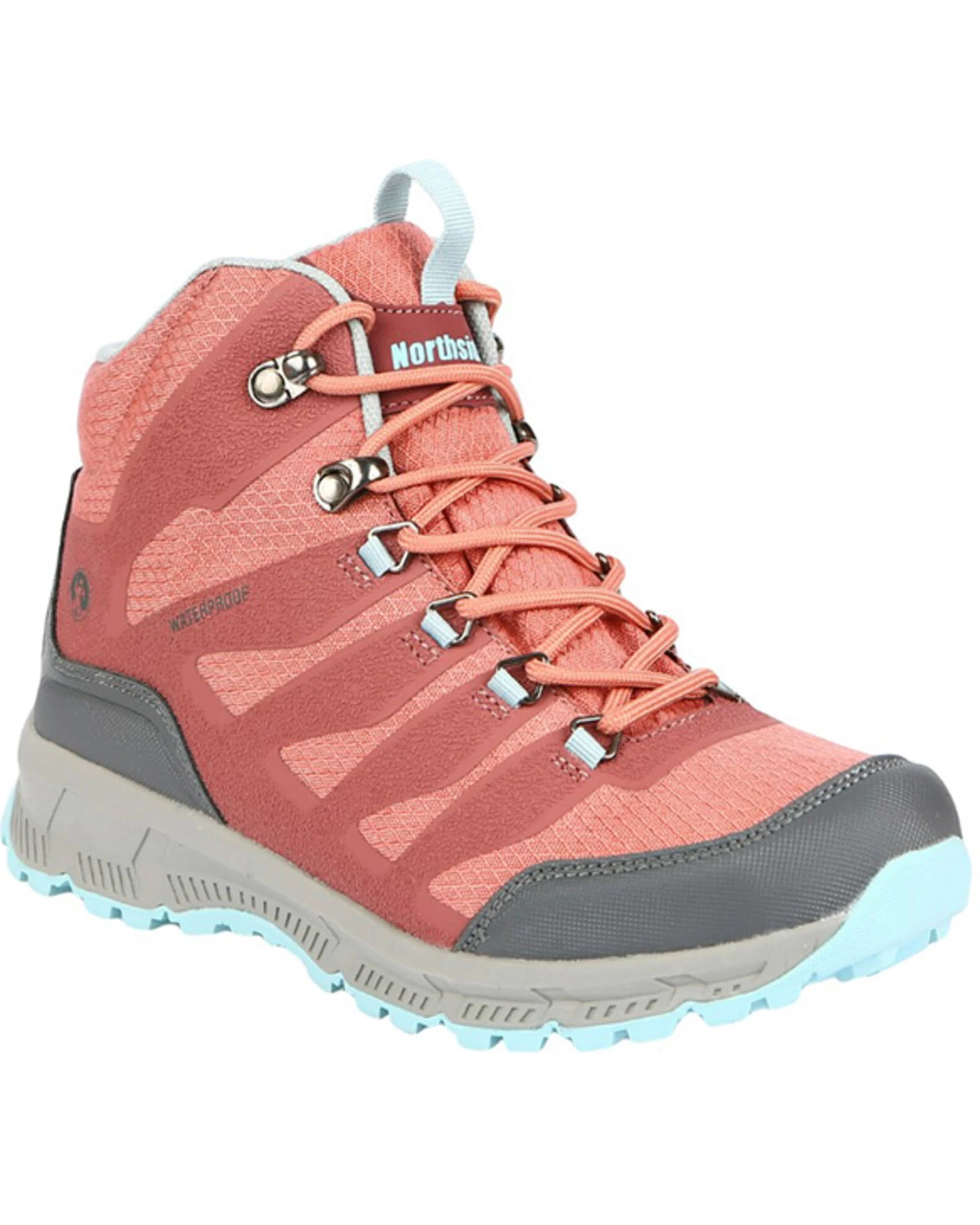 Northside Women's Mid Waterproof Lace-Up Hiking Work Boots 3 Northside Women's Mid Waterproof Lace-Up Hiking Work Boots