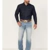 Cinch Men's Light Stonewash White Label Peformance Stretch Relaxed Straight Jeans  -Western Fashion 2000362805 402 P1