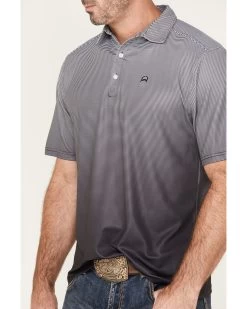 Cinch Men's ARENAFLEX Gradient Stripe Short Sleeve Polo Shirt  -Western Fashion 2000363619 001 P3