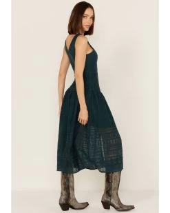 Shyanne Women's Drop Waist Lace Button Front Maxi Dress  -Western Fashion 2000364749 443 P4