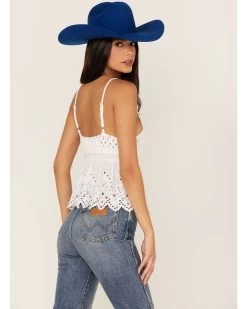 Shyanne Women's Mirror Eyelet Tank -Western Fashion 2000364753 100 P4