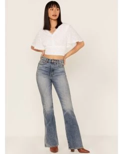 Talisman Women's Venus Swiss Dot Crop Top -Western Fashion 2000365269 100 P2