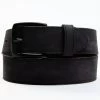 Hawx Men's Black Matte Buckle Belt 2 Hawx Men's Black Matte Buckle Belt -Western Fashion 2000365635 001 P1