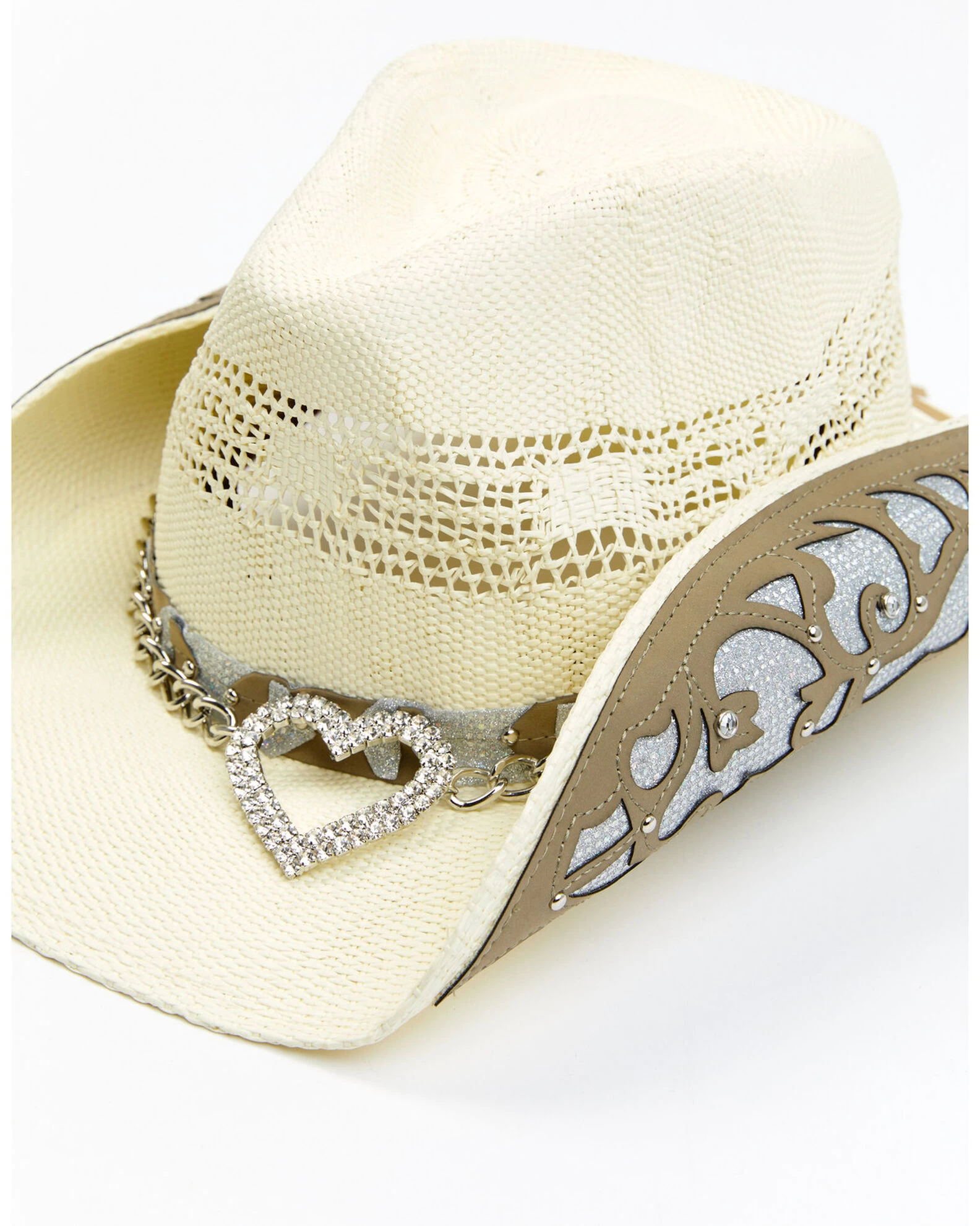 Shyanne Women's Straw Wedding Western Hat 4 Shyanne Women's Straw Wedding Western Hat - Image 2