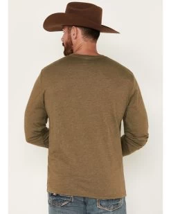 Wrangler Men's Metal Kabel Logo Long Sleeve Graphic T-Shirt -Western Fashion 2000366051 341 P4