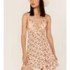 Free People Women's Adella Floral Print Sleeveless Slip Dress -Western Fashion 2000366151 650 P1